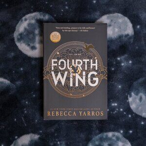 New Fourth Wing Softcover Sprayed Edge Book